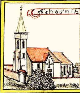 Schosnitz - Kościół, widok ogólny